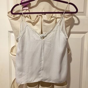 Ivy & Main Tops - White polka dot tank Ivy & Main Tops - White polka dot tank
